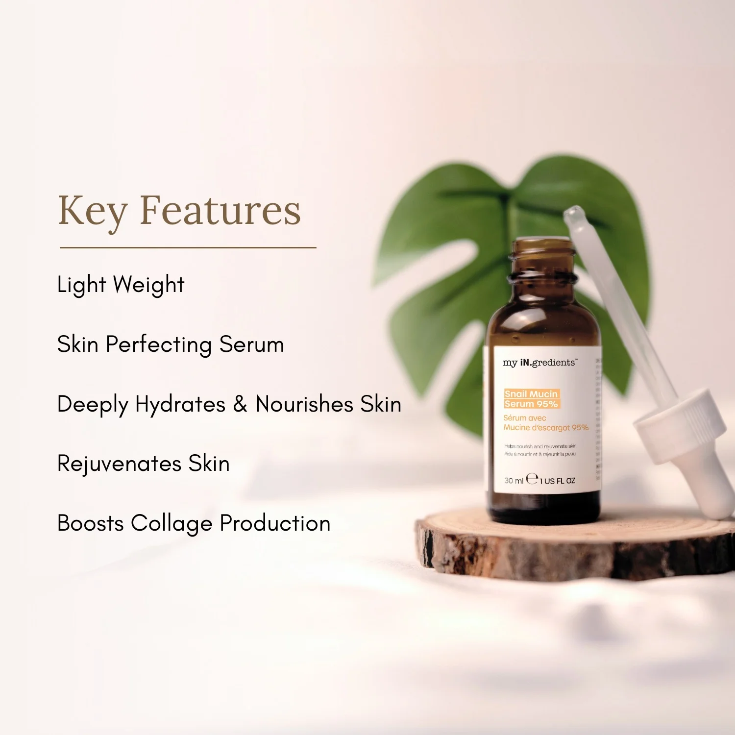 K-Beauty Snail Mucin Serum 95% - Image 3
