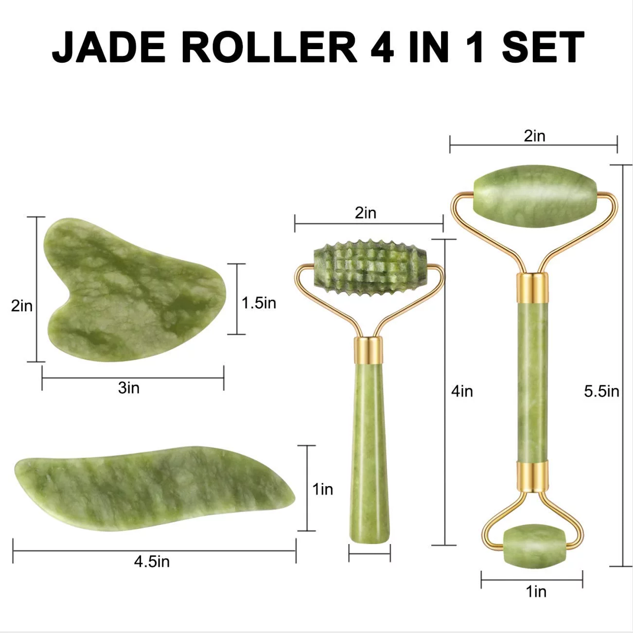 Jade Roller & Gua Sha Set - Image 3
