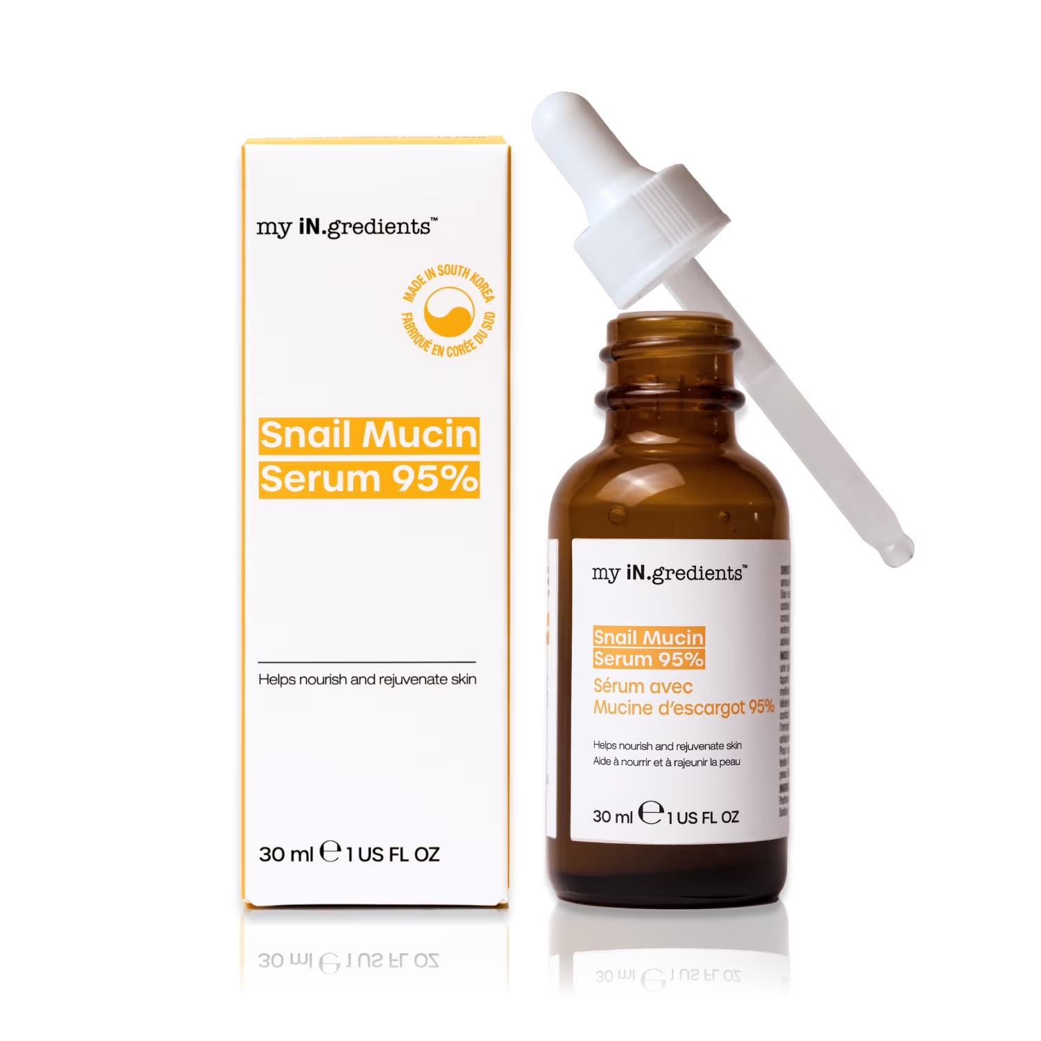 95% Snail Mucin Serum — Hydrating K-Beauty Serum for Plump, Glowing Skin