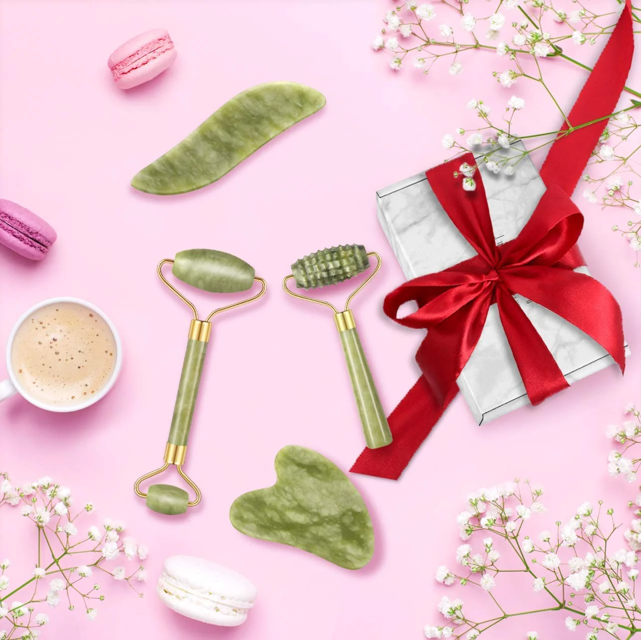 Jade Roller & Gua Sha Set - Image 2