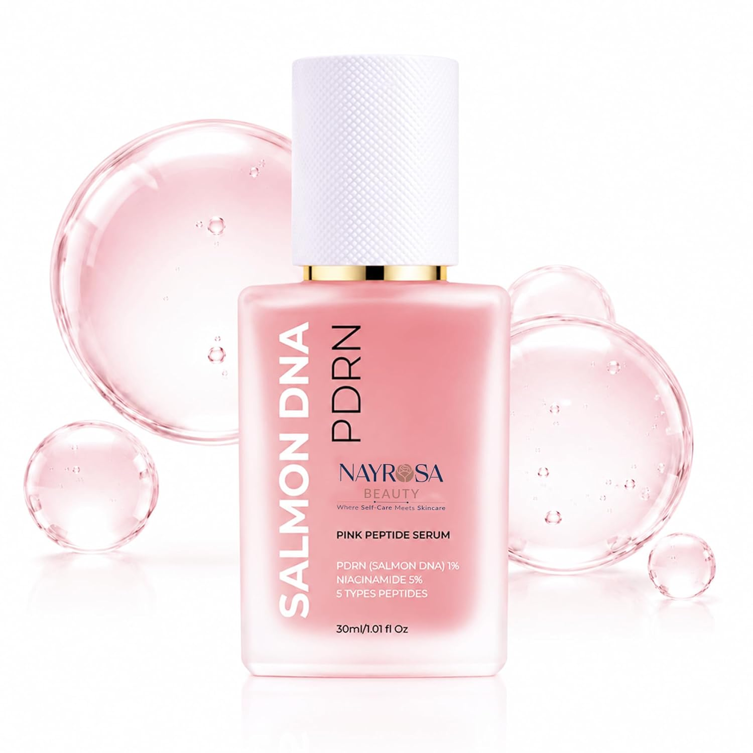 PDRN Salmon DNA Serum — Pink Glow Firming Serum with Niacinamide