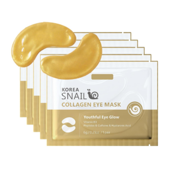 Snail Collagen Under-Eye Patches — Hydrating Masks for Dark Circles & Puffiness