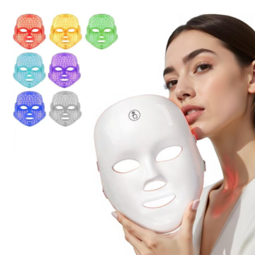 LED Light Therapy Face Mask — 7 Colors for Anti-Aging, Acne & Glowing Skin at Home